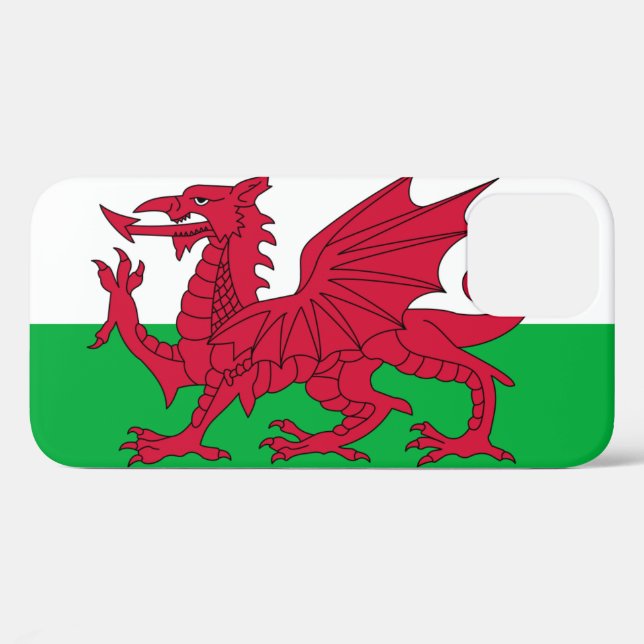 Coques Case-Mate iPhone Drapeau du Pays de Galles (Verso (horizontal))