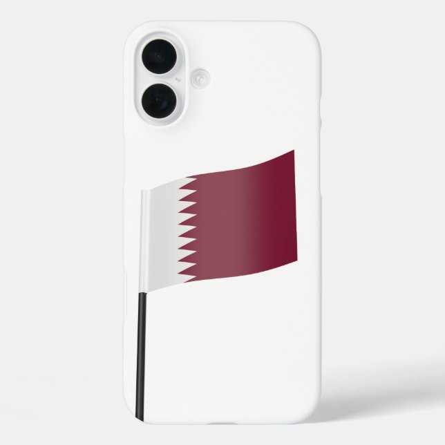 Coques Case-Mate iPhone Drapeau du Qatar (Verso)