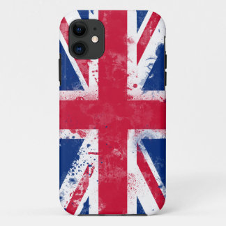 Coque iPhone 11 Drapeau du Royaume-Uni ou de l'Union Jack