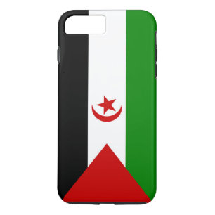 Coque iPhone 8 Plus/7 Plus Drapeau du Sahara occidental