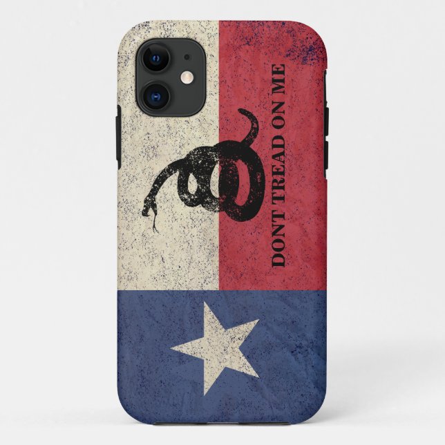 Coques Case-Mate iPhone Drapeau du Texas et de Gadsden (Dos)
