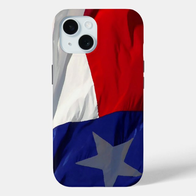 Coques Case-Mate iPhone Drapeau du Texas Pop Art (Verso)