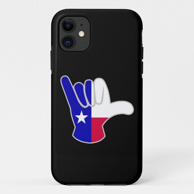 Coques Case-Mate iPhone Drapeau du Texas Shaka (Dos)