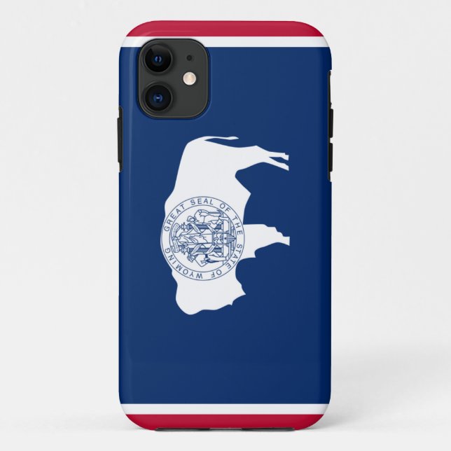 Coques Case-Mate iPhone Drapeau du Wyoming (Dos)
