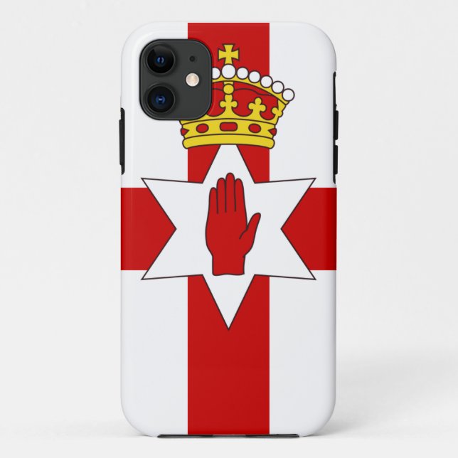 Coques Case-Mate iPhone Drapeau d'ulster d'Irlande du Nord (Dos)