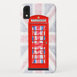 Case-Mate iPhone Case Drapeau d'Union Jack et caisse rouge de XR