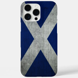 Coque iPhone 16 Pro Max Drapeau écossais de Dark Grunge