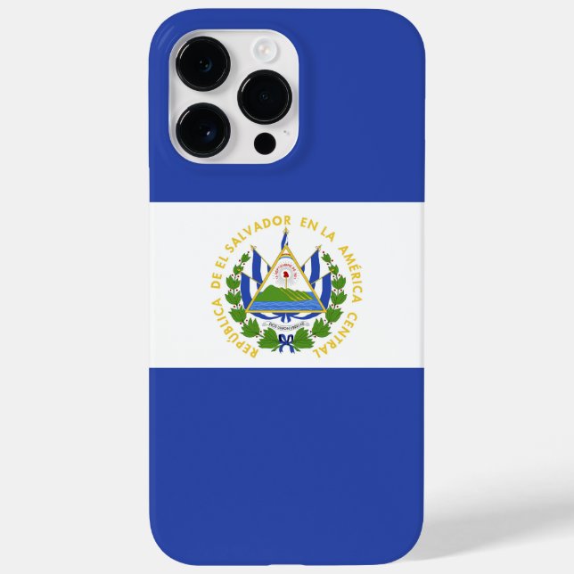 Coques Case-Mate iPhone Drapeau El Salvador (Verso)