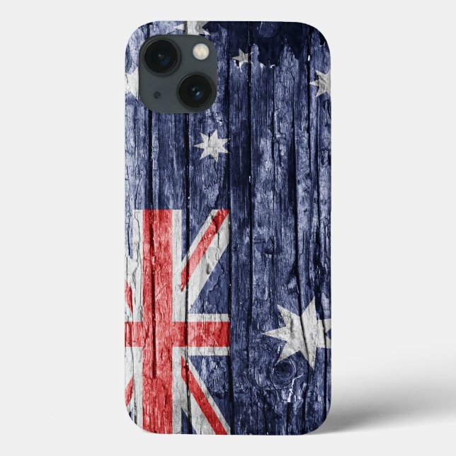 Coques Case-Mate iPhone drapeau en bois d'Australie (Verso)