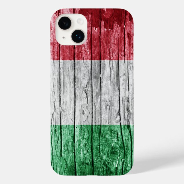 Coques Case-Mate iPhone Drapeau en bois d'Italie (Verso)