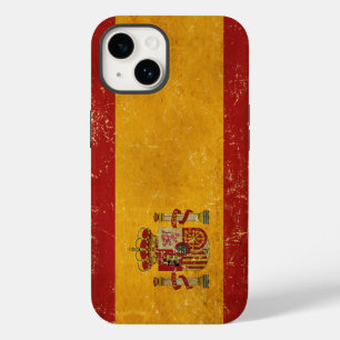 Coque Case-Mate iPhone Drapeau espagnol Vintage Grunge