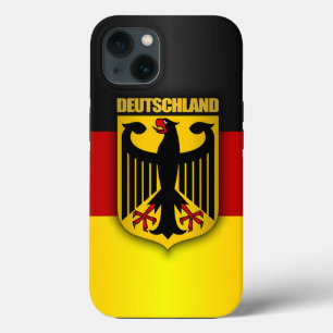 Etui iPhone 13 Drapeau et armoiries de Deutschland
