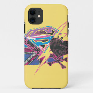 Case-Mate iPhone Case Drapeau et os croisés de Supergirl