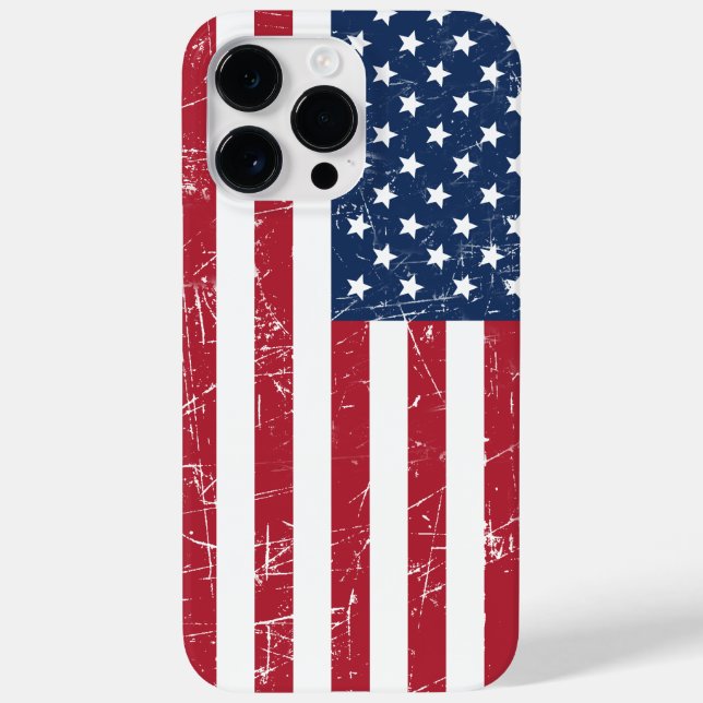 Coques Case-Mate iPhone Drapeau éteint des USA (Verso)
