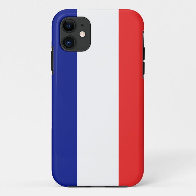 Coques Case-Mate iPhone Drapeau français Tricolore (Dos)