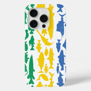 Coque Case-Mate iPhone Drapeau gabonais fait de poisson - Design de pêche