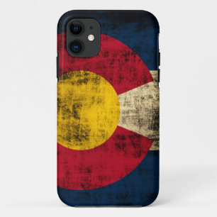 Coque Case-Mate Pour iPhone Drapeau grunge du Colorado