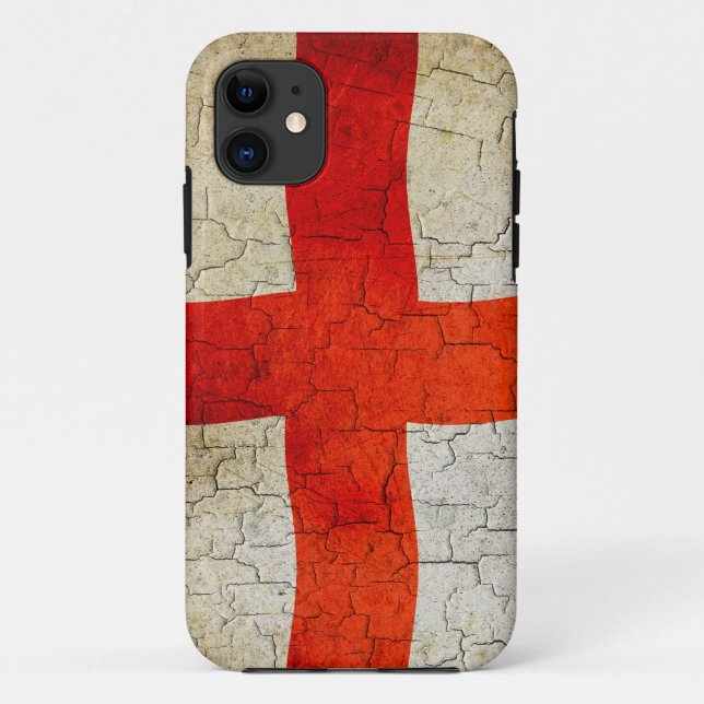 Coques Case-Mate iPhone Drapeau Grunge England (Dos)