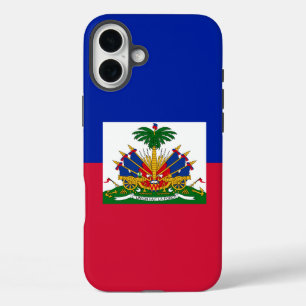 Coque Pour iPhone 16 Plus Drapeau haïtien