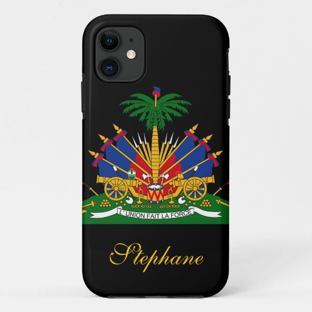 Coques Case-Mate iPhone Drapeau haïtien (Dos)