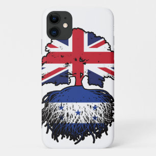 Case-Mate iPhone Case Drapeau hondurien britannique des racines d'arbres