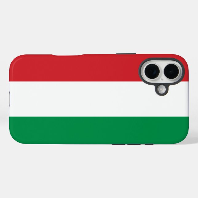 Coques Case-Mate iPhone Drapeau Hongrie (Verso (horizontal))