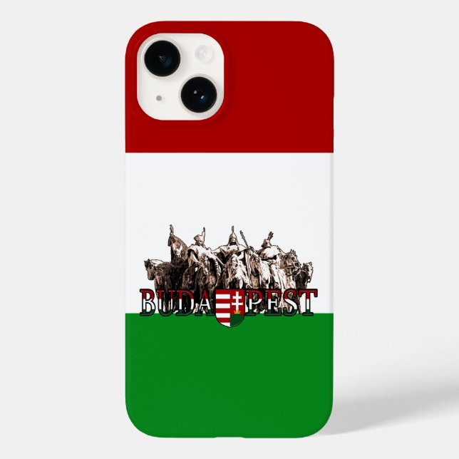 Coques Case-Mate iPhone Drapeau hongrois de Budapest Heroes (Verso)