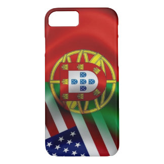 Coque iPhone 8/7 Drapeau Iphone de Portugal/USA