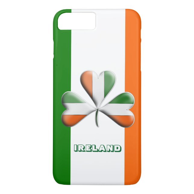 Coques Case-Mate iPhone Drapeau irlandais Tri couleurs Shamrock à thème (Dos)