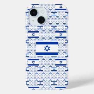 Coque Pour iPhone 15 Drapeau Israël - Étoile de David - en calques