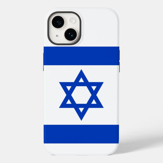 Coques Case-Mate iPhone Drapeau israélien (Verso)