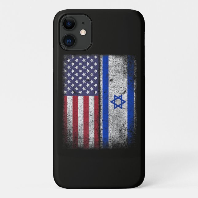 Coques Case-Mate iPhone Drapeau Israélo-Américain Israël Usa Racines Améri (Dos)