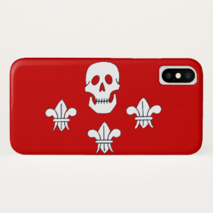 COQUE iPhone X   DRAPEAU JOLLY ROGER ET TROIS LIEUX