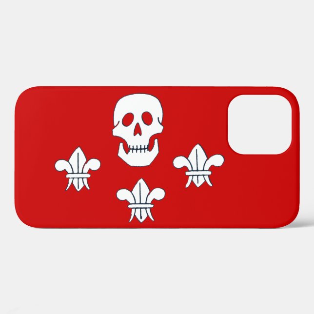 COQUES Case-Mate iPhone DRAPEAU JOLLY ROGER ET TROIS LIEUX (Verso (horizontal))