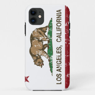 Coque Case-Mate iPhone drapeau Los Angeles de la Californie affligée