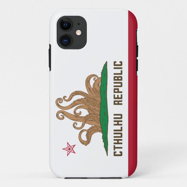 Coques Case-Mate iPhone Drapeau Lovecraft (Dos)