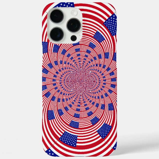 Coques Case-Mate iPhone Drapeau magnifique et incroyable des États-Unis |  (Verso)