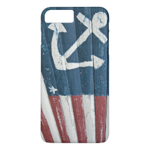 Coques Pour iPhone Drapeau marin peint à la main