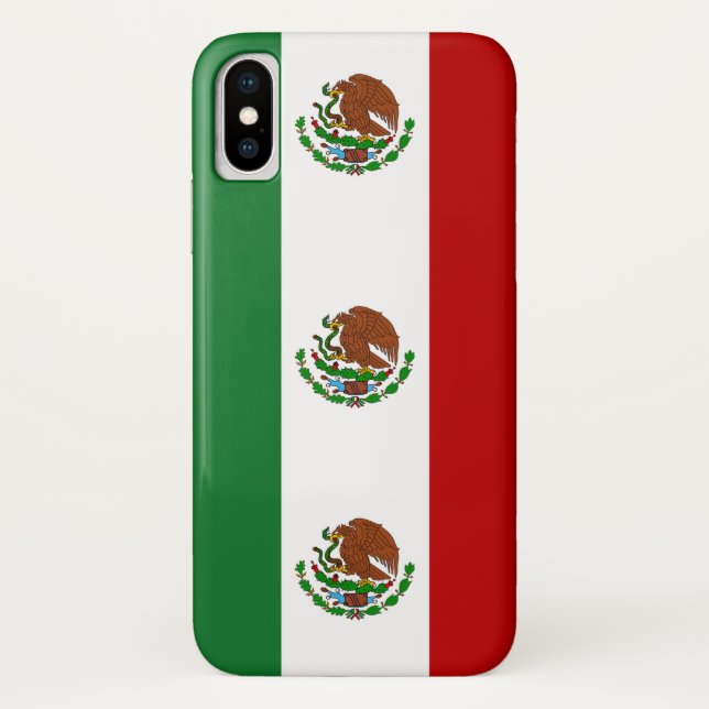 Coques Case-Mate iPhone Drapeau mexicain (Dos)