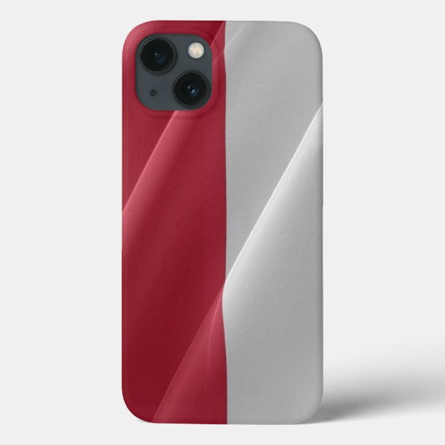 Coques Case-Mate iPhone Drapeau monégasque - (Verso)