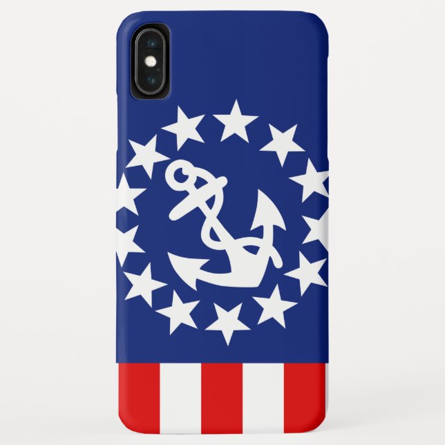 Coques Case-Mate iPhone Drapeau Nautique Américain (Dos)