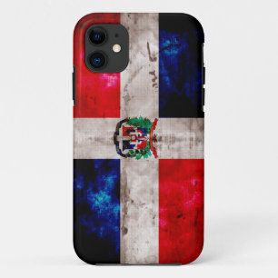 Coques Pour iPhone Drapeau patiné de la République Dominicaine