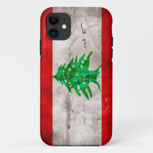 Coque Case-Mate Pour iPhone Drapeau patiné du Liban