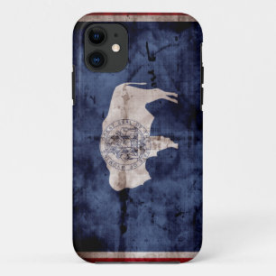 Coque Case-Mate Pour iPhone Drapeau patiné du Wyoming