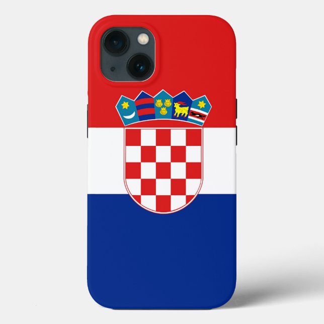 Coques Case-Mate iPhone Drapeau Patriotique Apple Coque-Mate, Croatie (Verso)