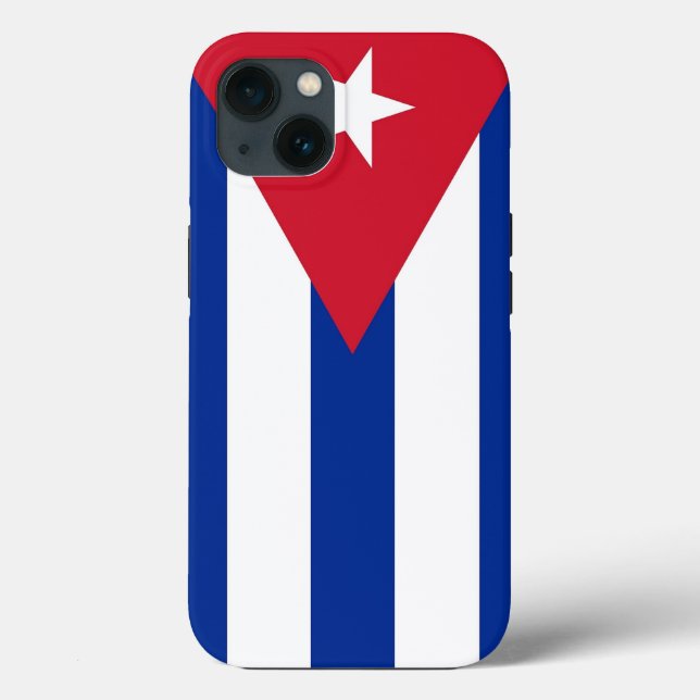 Coques Case-Mate iPhone Drapeau Patriotique Apple Coque-Mate, Cuba (Verso)
