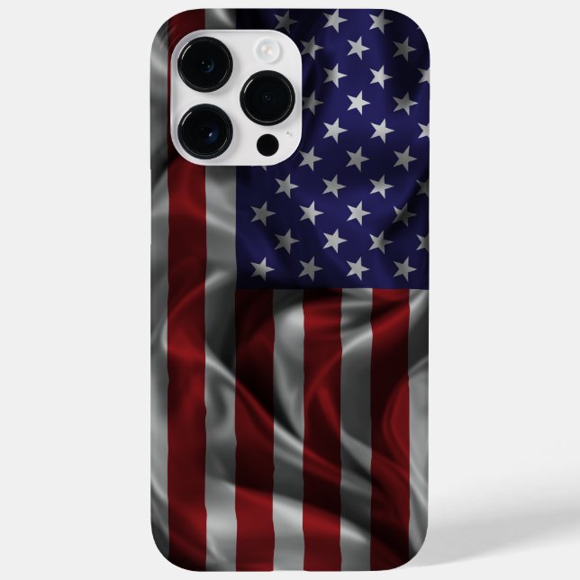 Coques Case-Mate iPhone Drapeau Patriotique Des États-Unis D'Amérique (Verso)