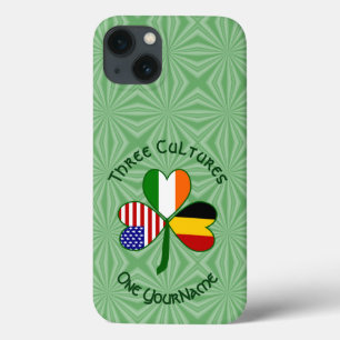 Case-Mate iPhone Case Drapeau personnalisé du trèfle américain irlandais