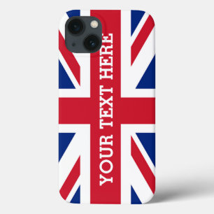 Etui iPhone 13 Drapeau personnalisé d'Union Jack