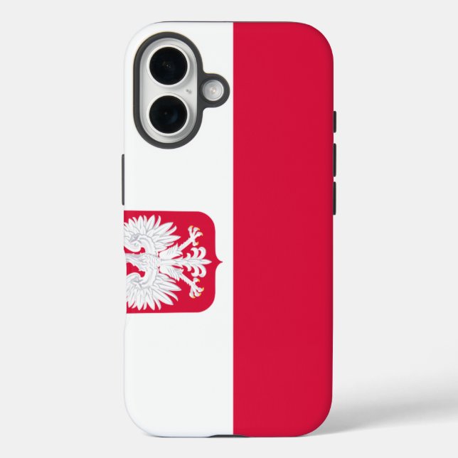 Coques Case-Mate iPhone Drapeau polonais (Verso)